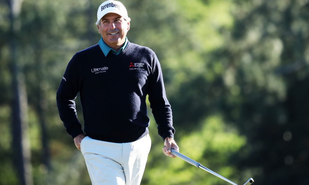 AUGUSTA, GA - APRIL 07: Fred Couples of the United States walks on the 18th green during the second round of the 2017 Masters Tournament at Augusta National Golf Club on April 7, 2017 in Augusta, Georgia. (Photo by Rob Carr/Getty Images)